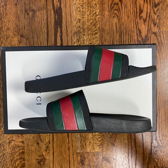 Gucci Rubber Slide Black main image 6